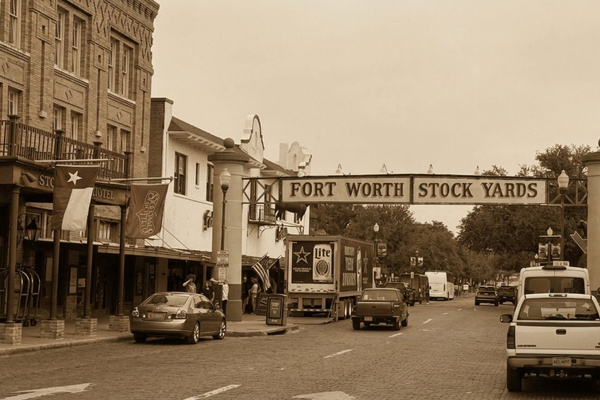 Famous Forth Worth Stockyards are just .5 mile away