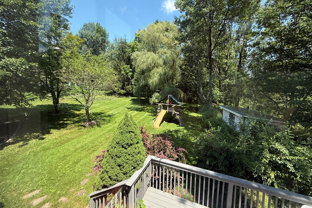 view from the deck