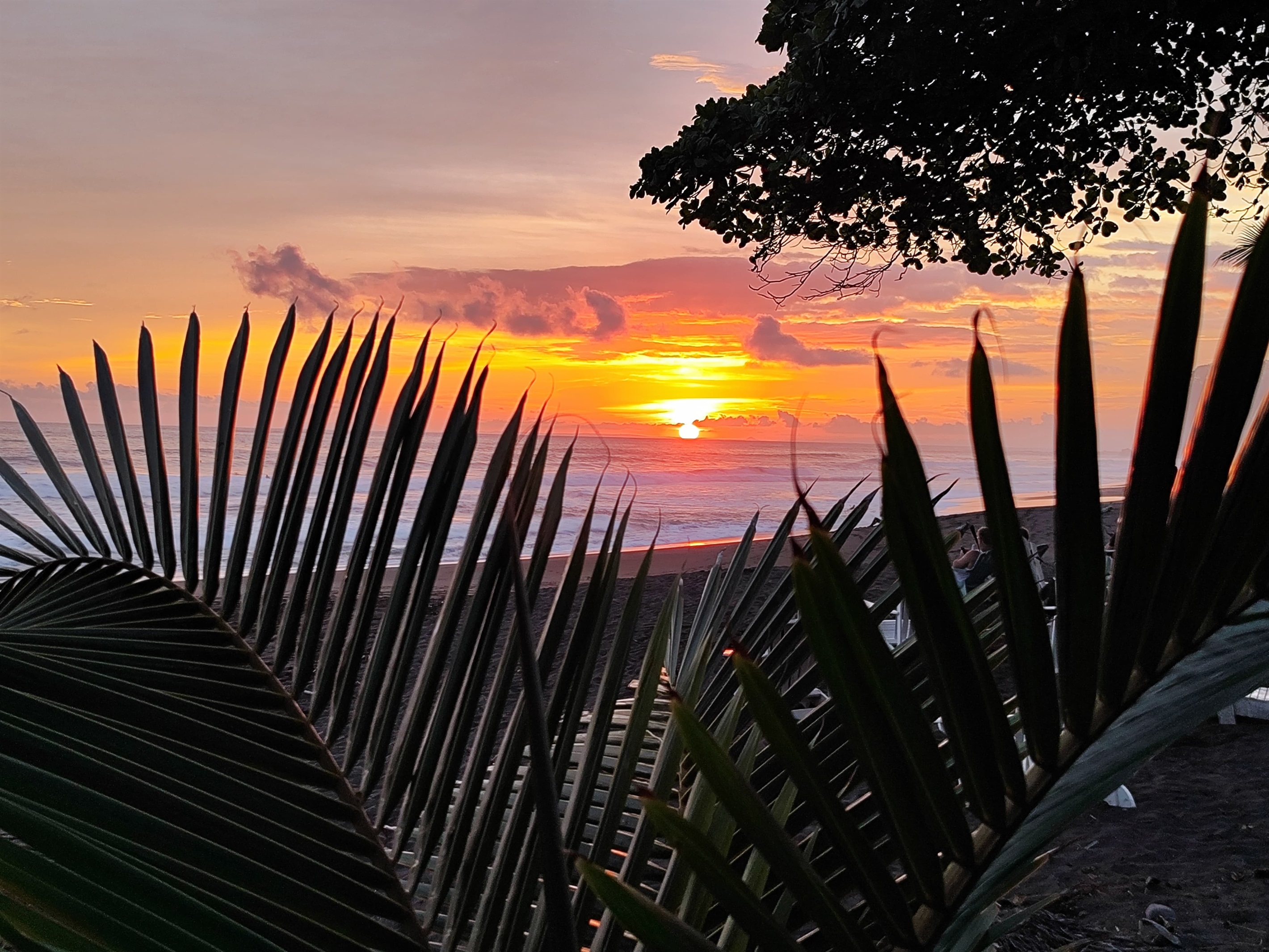 Sunset at Herradura Beach