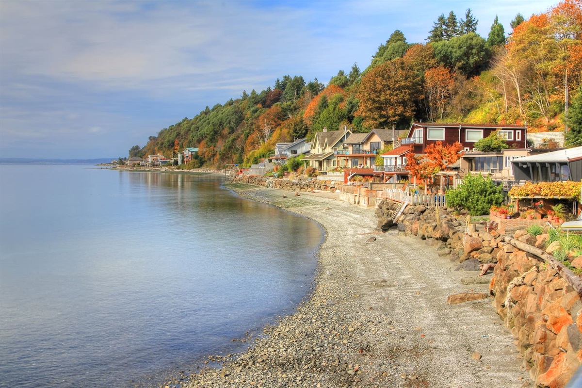 Your back yard is the Puget Sound! 
