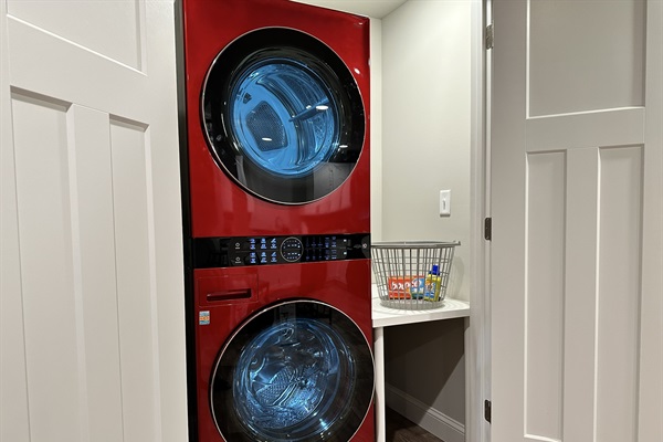 High-End LG Washer & Dryer w/ Steam Function.