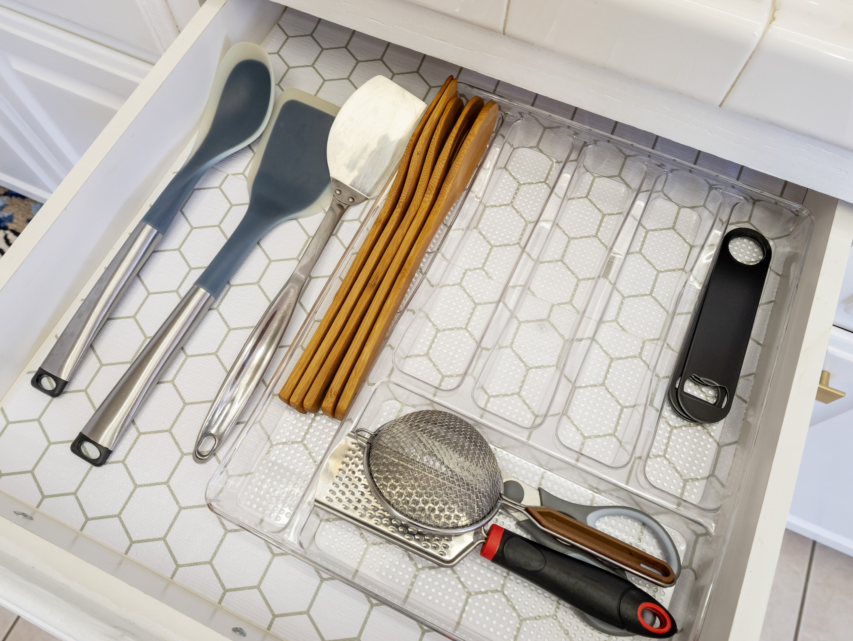 You'll find a variety of cooking utensils and kitchen tools ready for everything from quick breakfasts to family dinners.