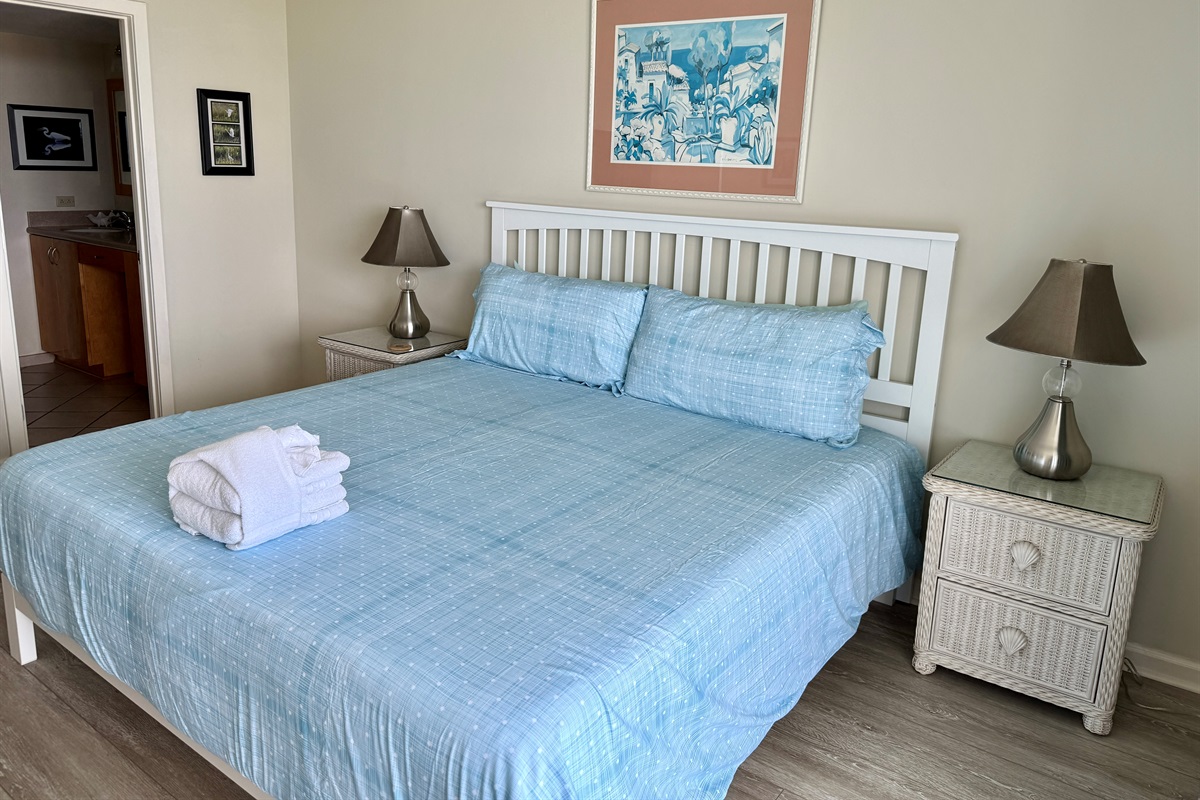 Oceanfront Master Bedroom w/King Bed, Smart TV and En Suite Bath