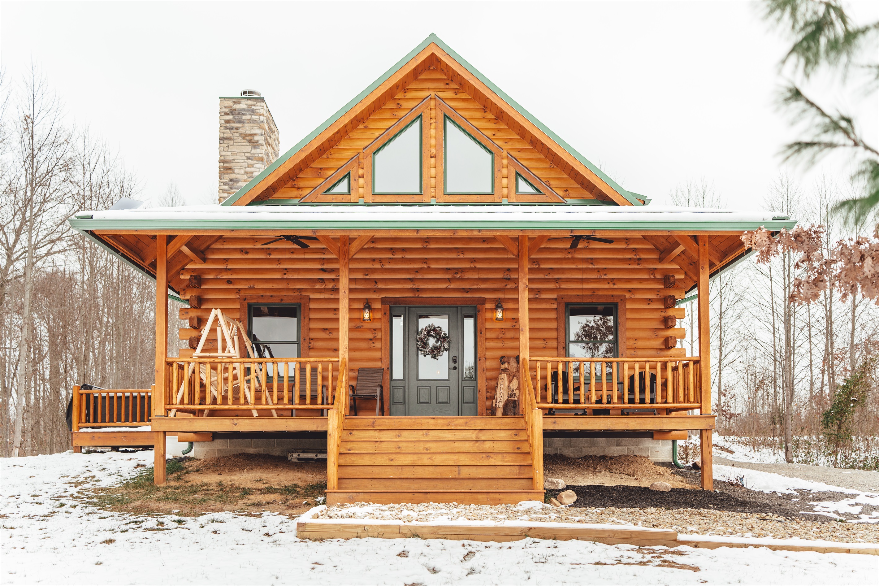 Brand New True Log Cabin Build in 2025