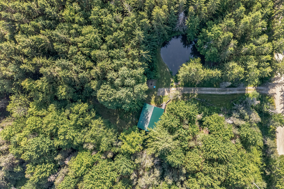 Property beside a small body of water