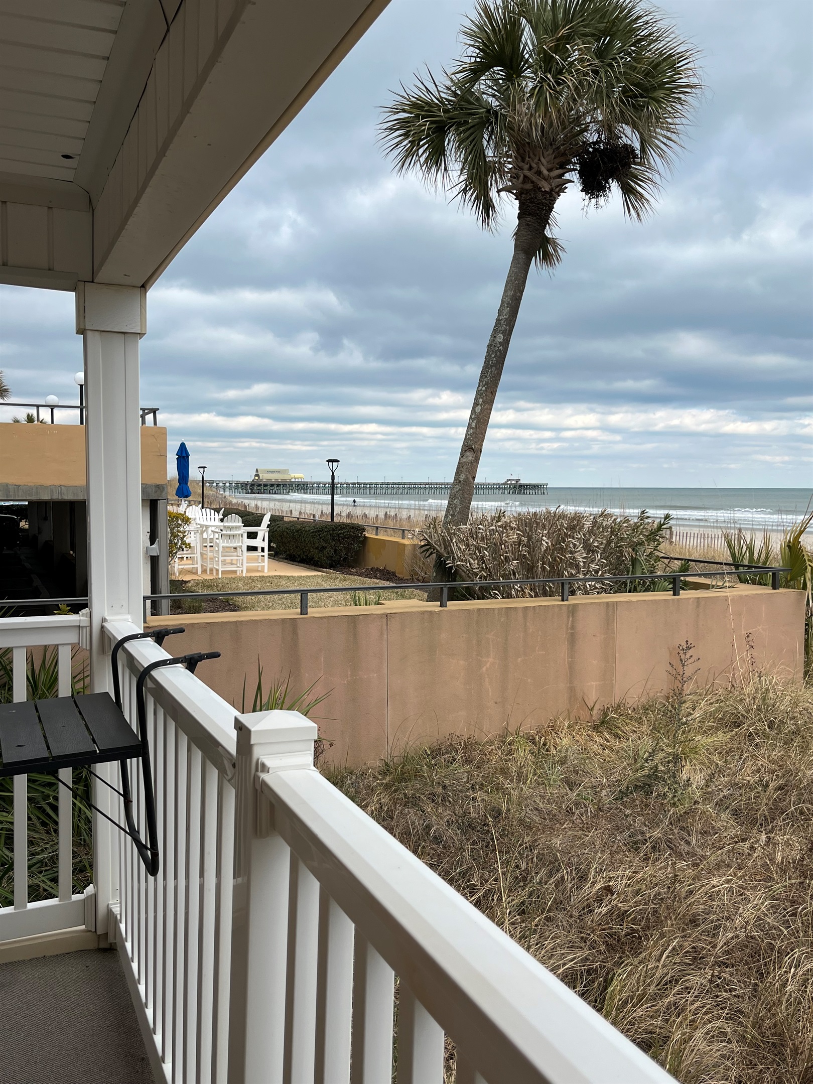 Apache Pier from the balcony