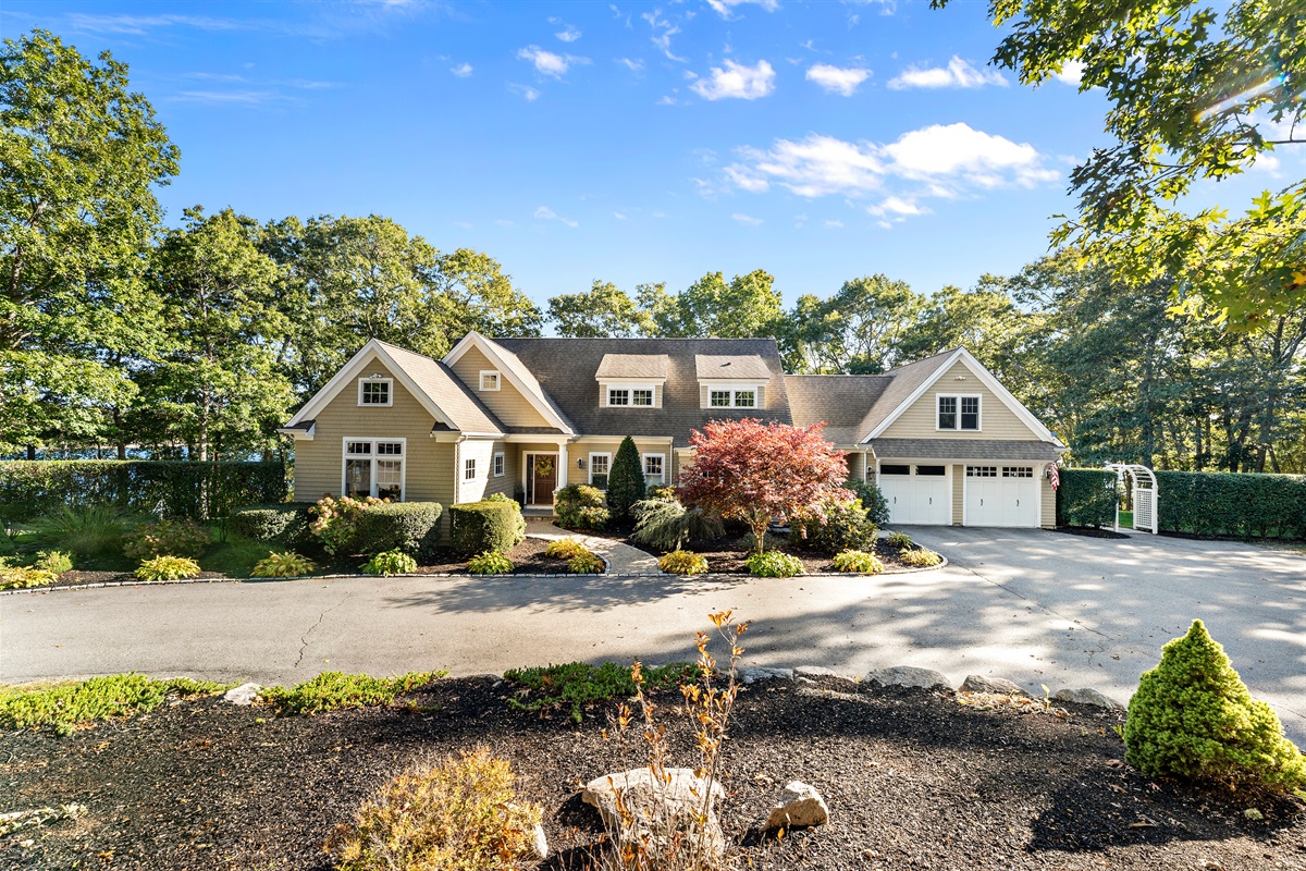 Front view of the house