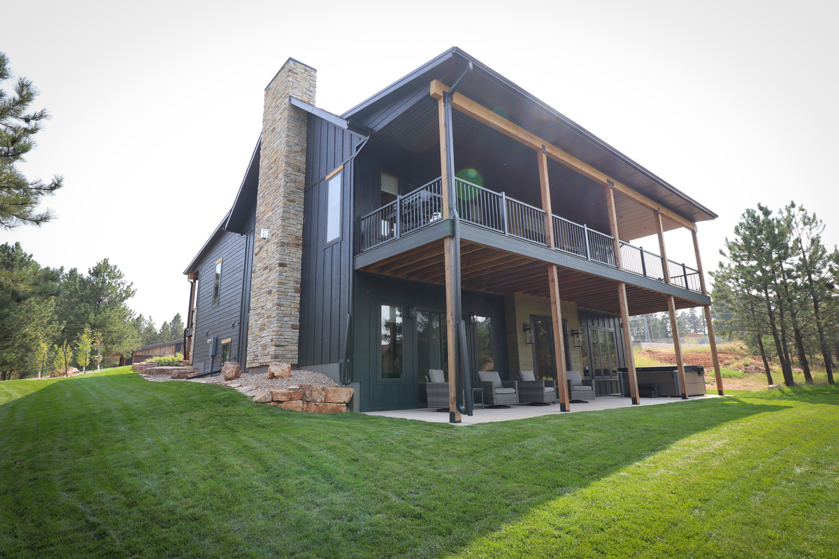 Back of the property