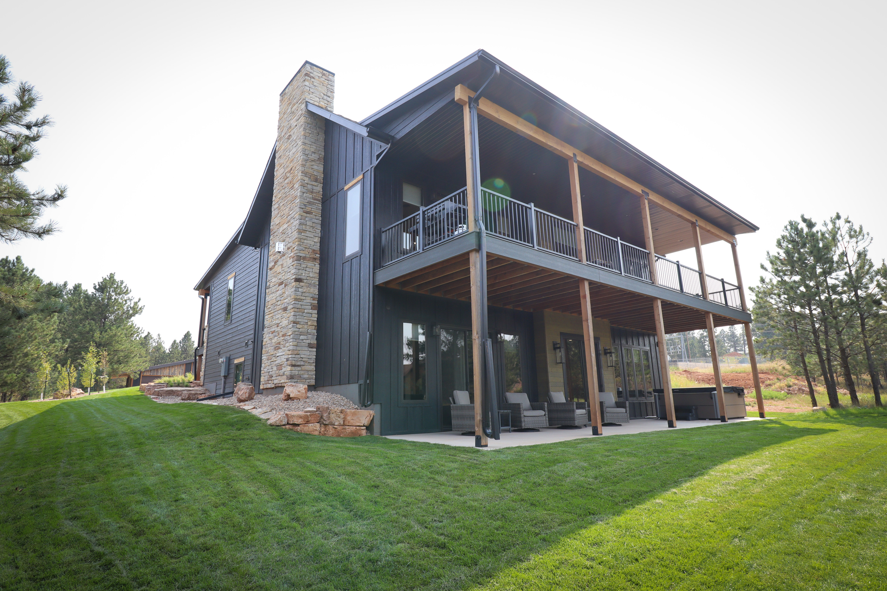 Back of the property