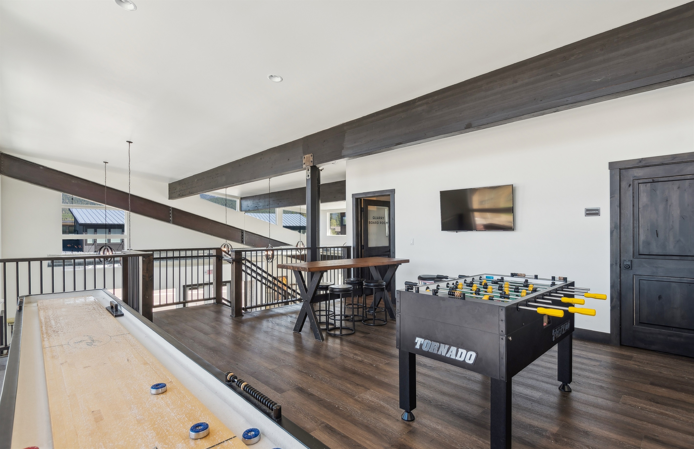 Shuffleboard & Foosball-great entertainment for those nights in! open year round until 11 pm