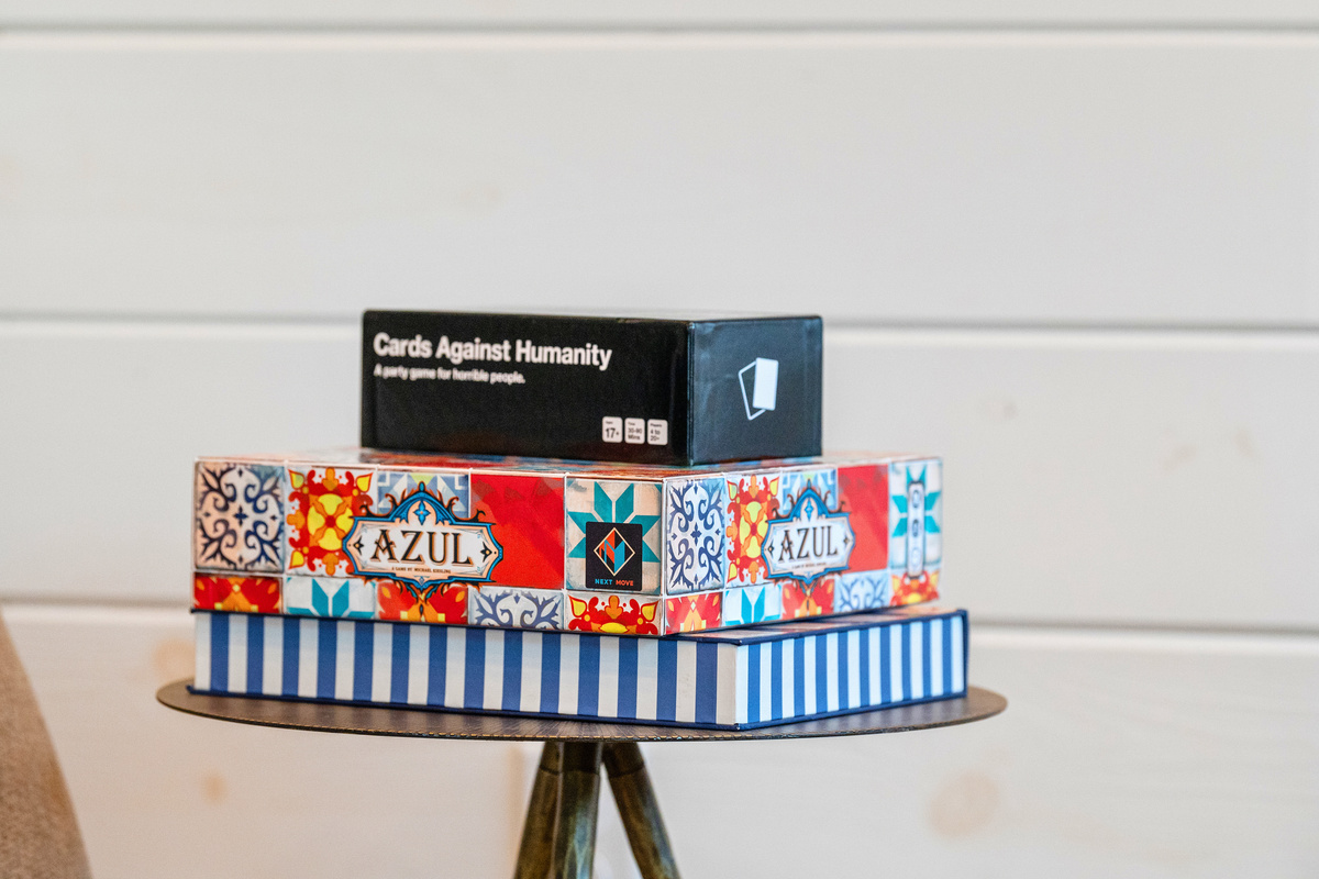 Game night, anyone? Choose from our selection of board games for a fun-filled evening with loved ones.
