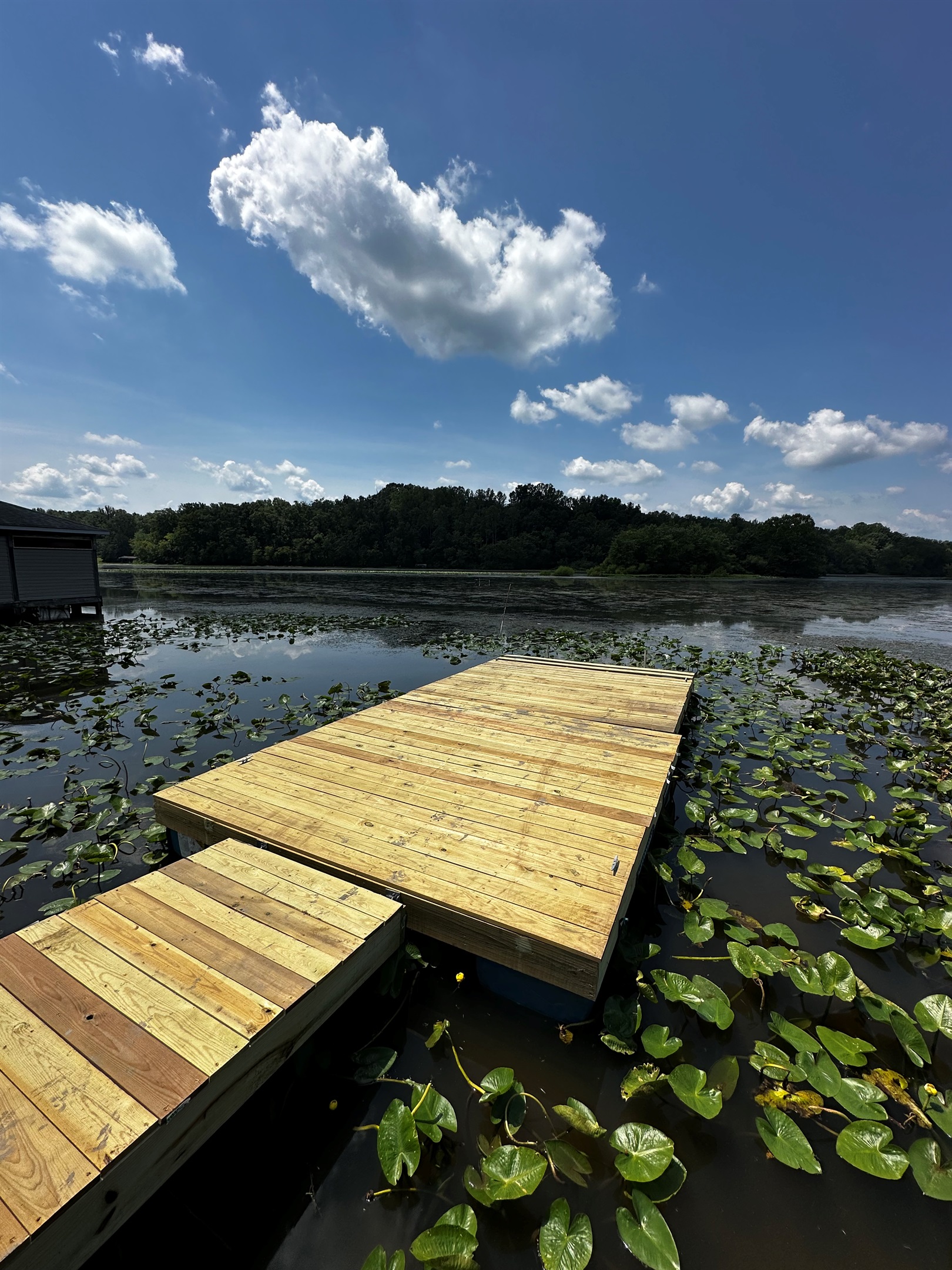 Private fishing pier right out back—cast a line, soak in the view, or launch your kayak.
