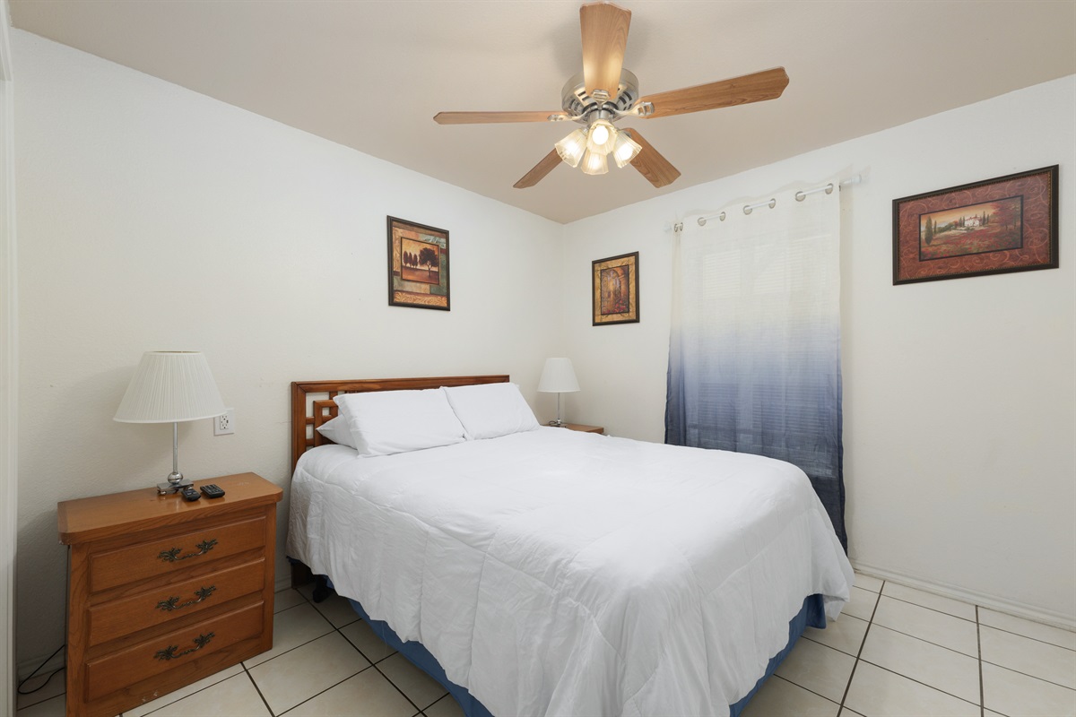 Primary Bedroom with Queen Size Bed