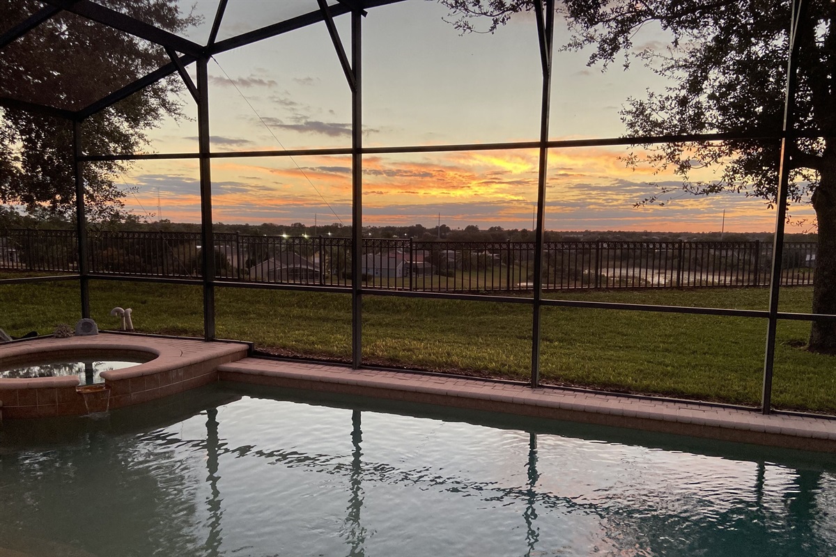 Enjoy beautiful sunsets every evening!