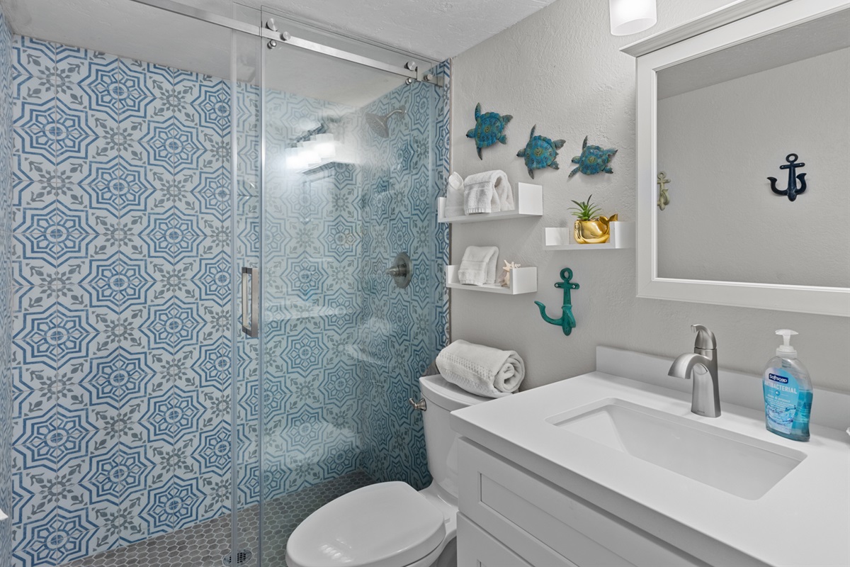 Full Bath with walk-in Shower