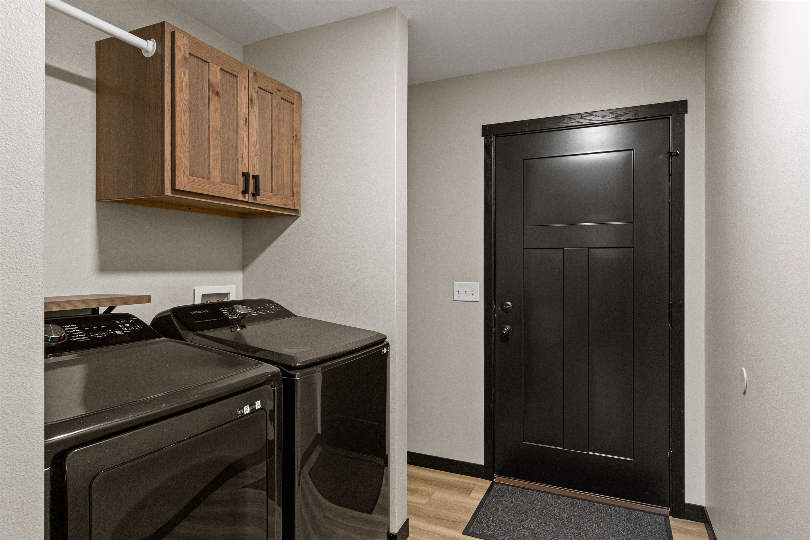 Laundry setup means you can pack light and stay fresh all trip long