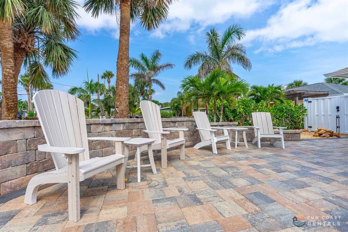Outdoor Adirondack chairs!
