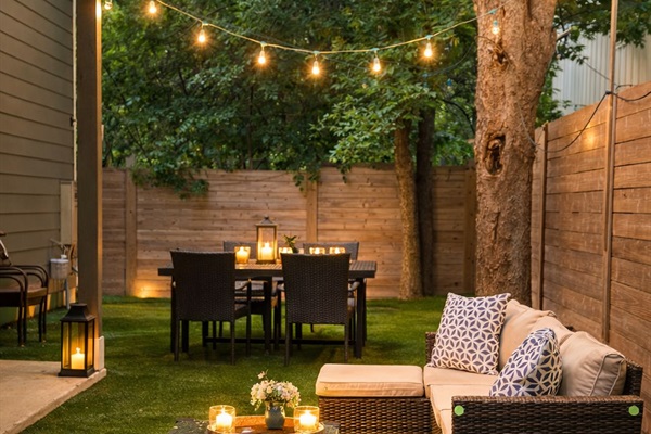 Enjoy your candle night dinner by watching TV