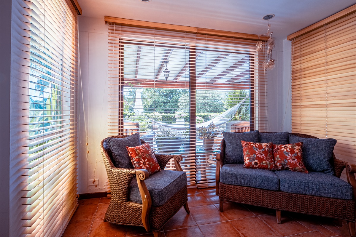 Sitting area of 1st floor bedroom