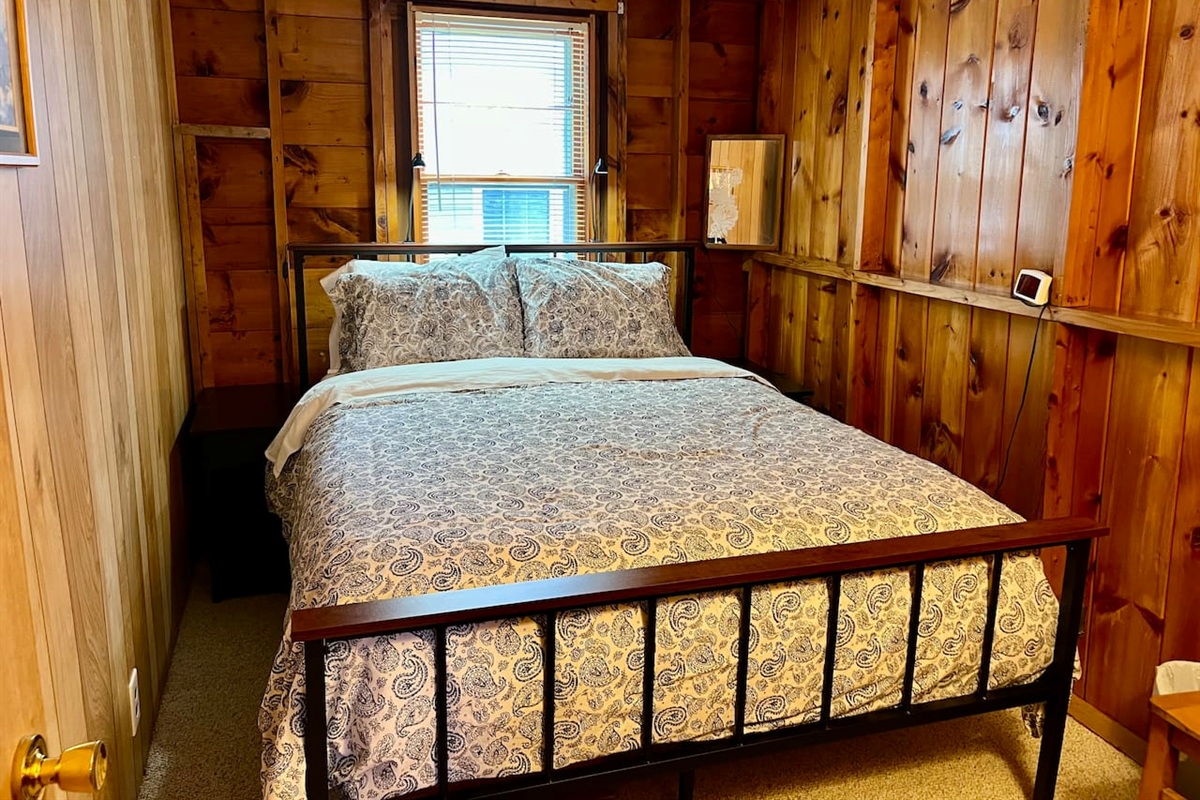 First queen bedroom!