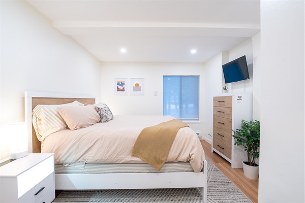 Main bedroom with king bed