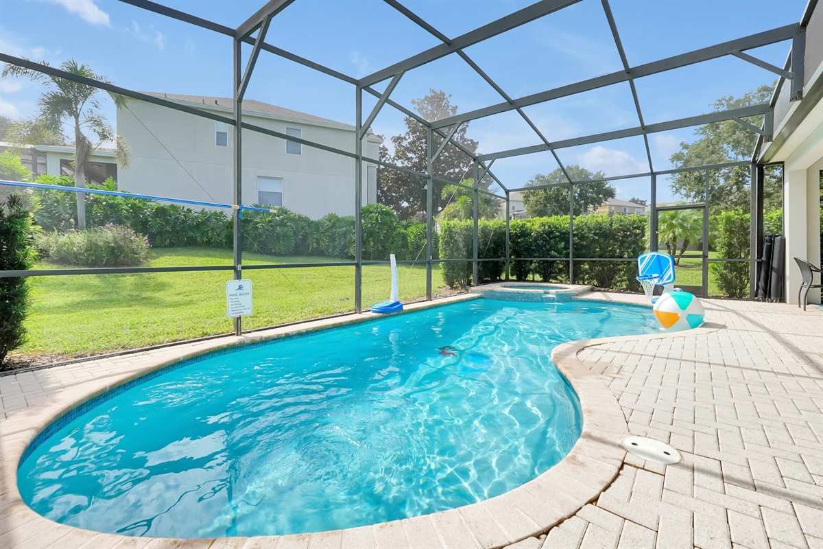 Private larger corner lot