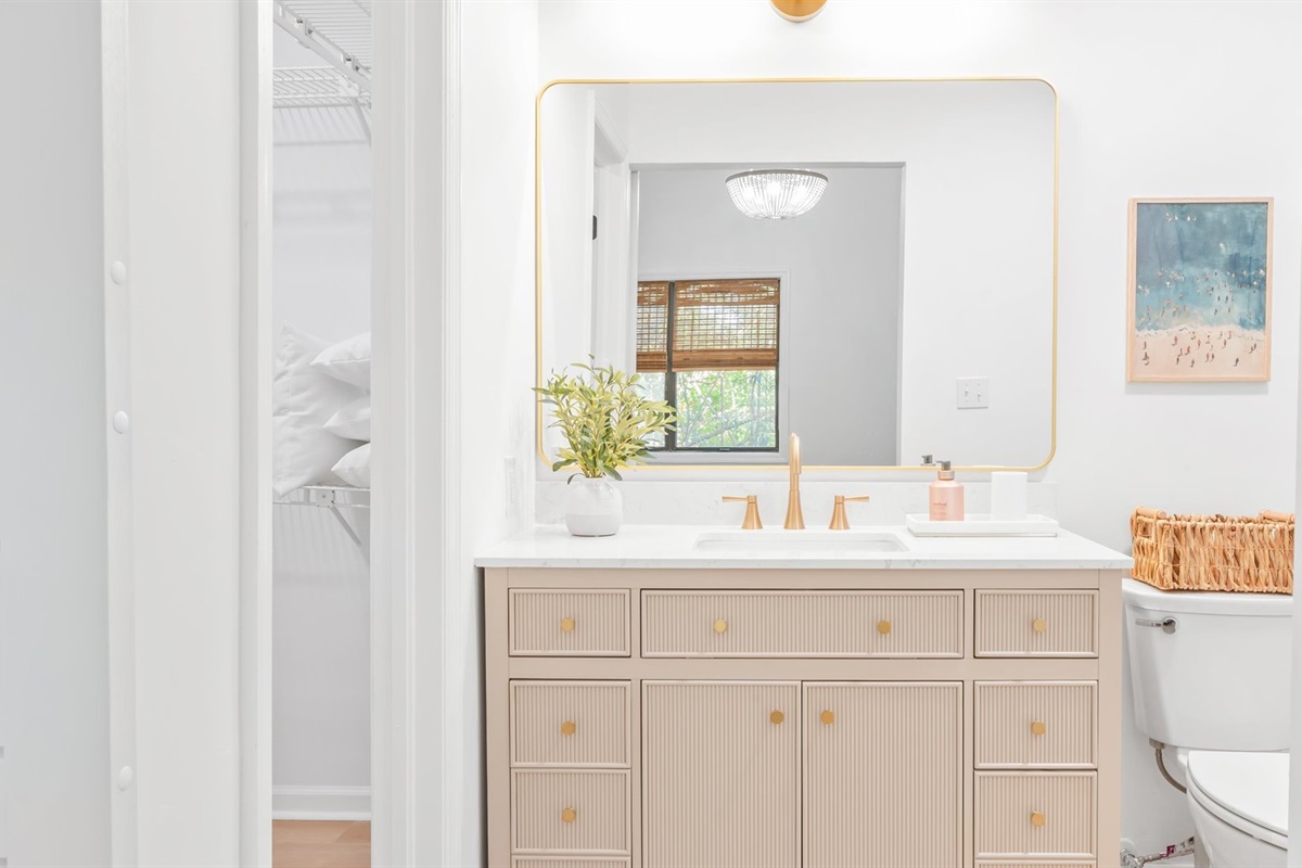 Primary bathroom vanity