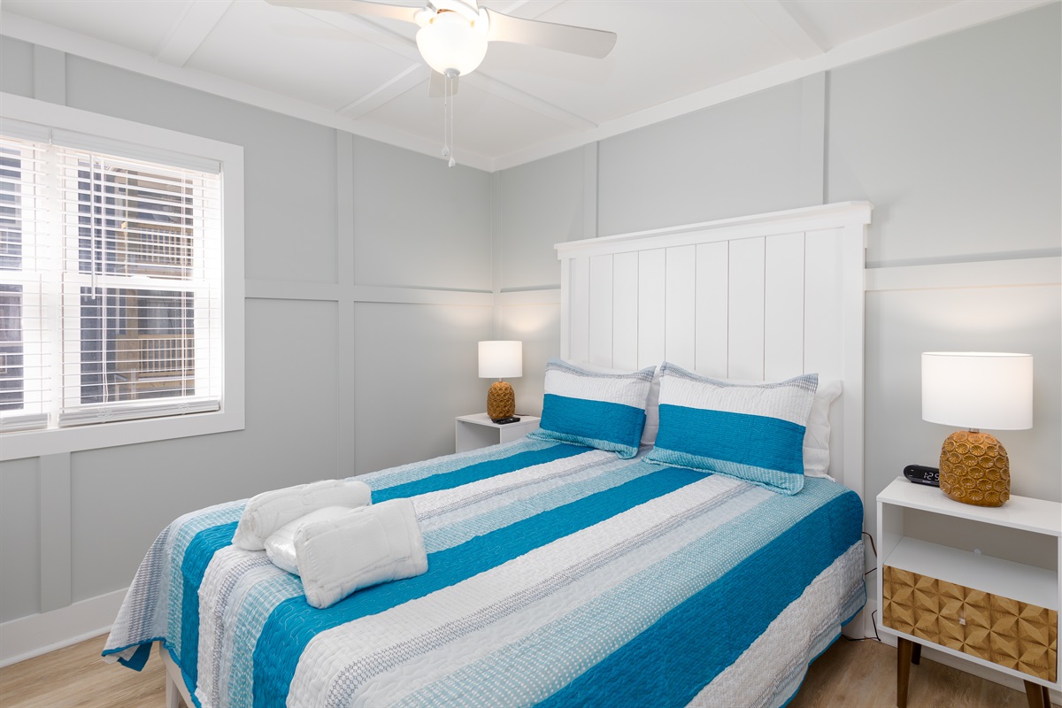 Comfortable and bright bedroom!