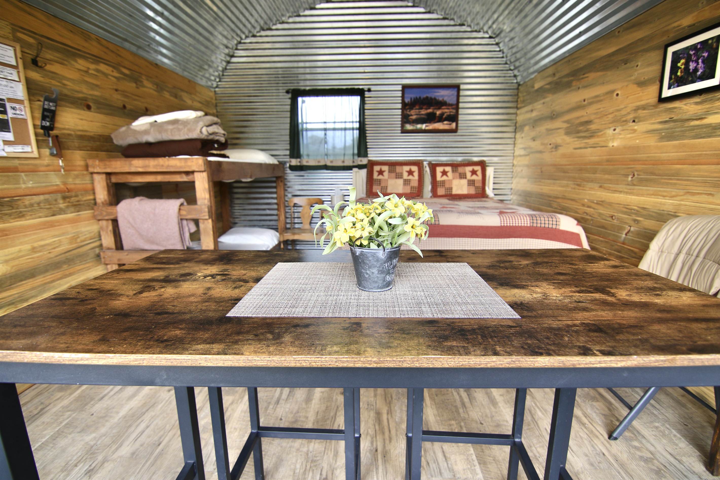 Seating Area and Bedroom