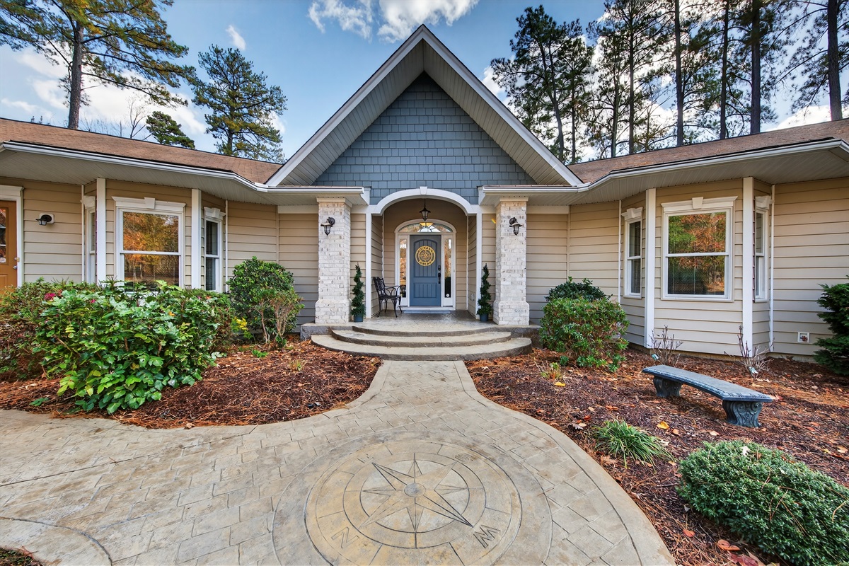 The front of Compass Points sets the tone for comfort and connection.