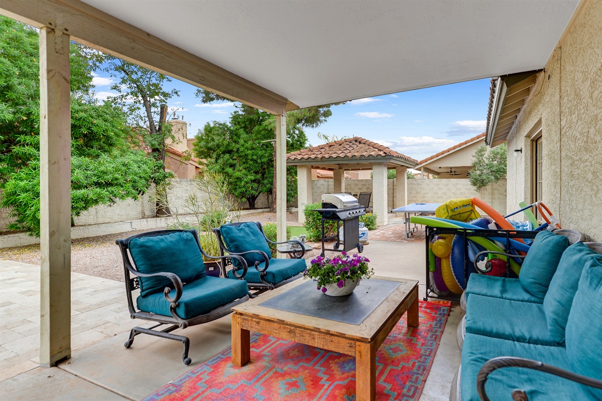 Comfortable Covered Patio