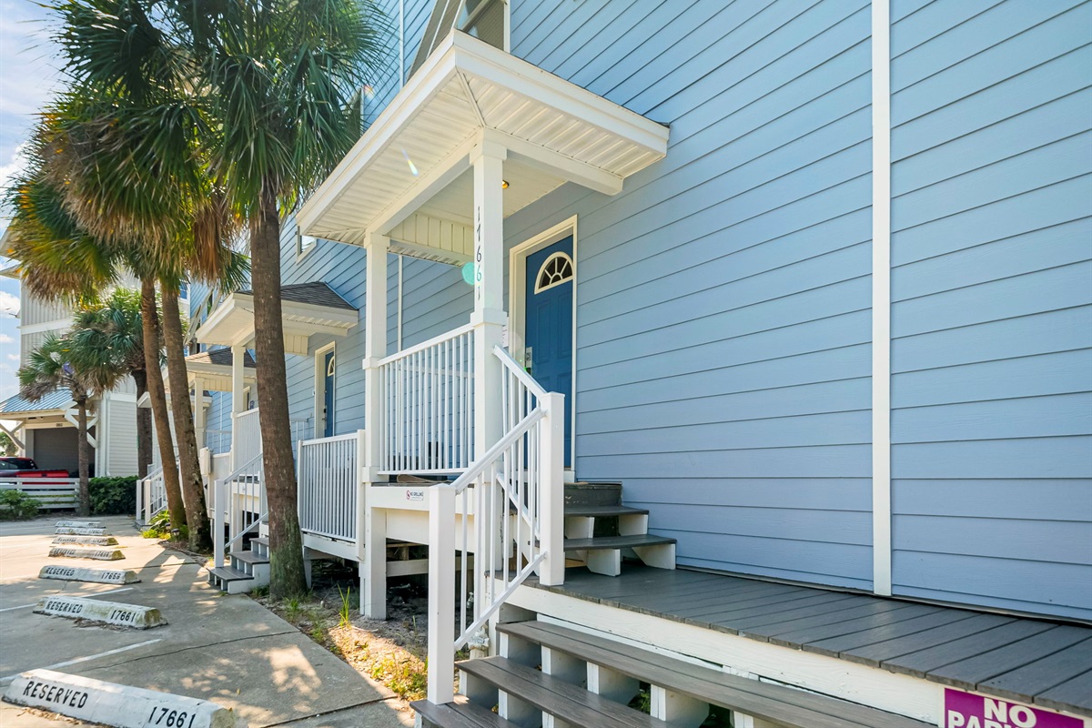 Your Gulf-front escape: Cast A Waves is 1 of just 5 exclusive townhomes sharing this private beach access & amenities.