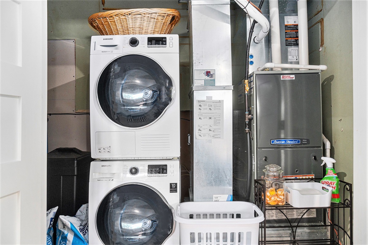 Washer and Dryer on site