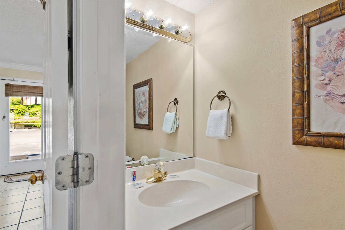 Half Bathroom on Level 2