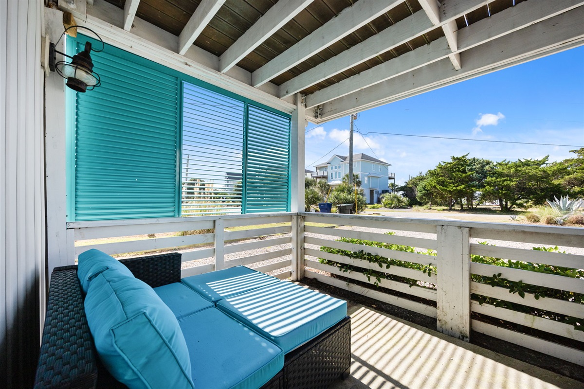 Relax under the patio