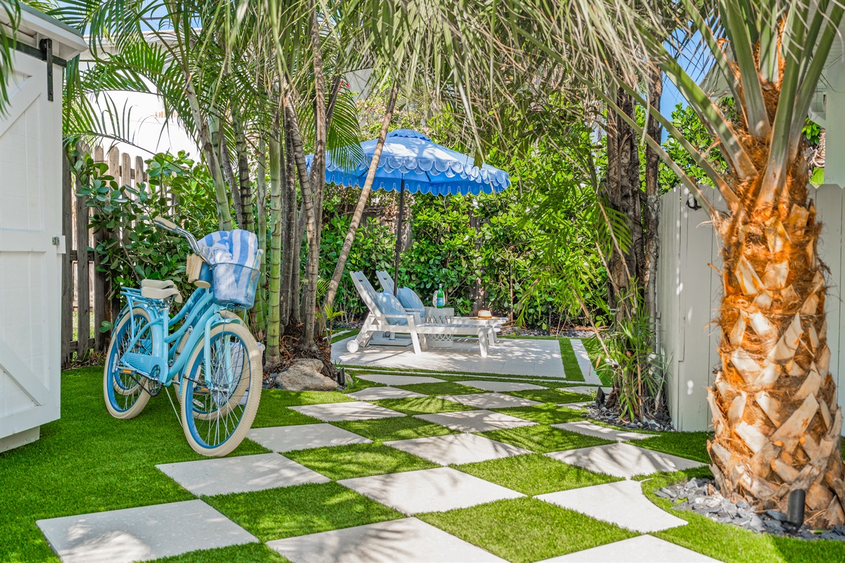 Follow the path to paradise; your private vacation starts the moment you arrive.