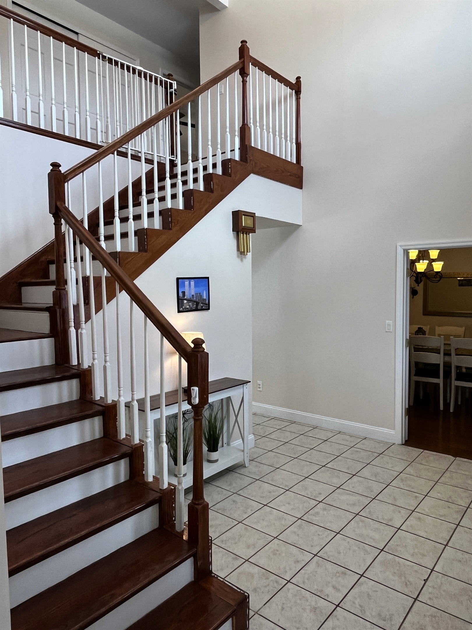 Main entry and stairs to 2nd floor