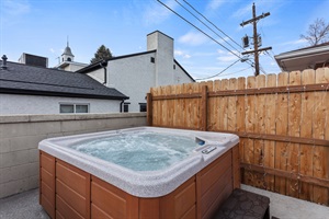 Relax and Unwind in the Hot Tub  – Take a soothing dip in our hot tub and let your worries melt away as you bask in pure relaxation.
