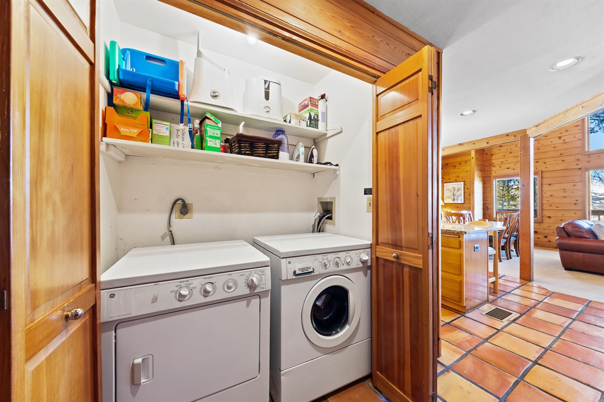 Full size washer and dryer