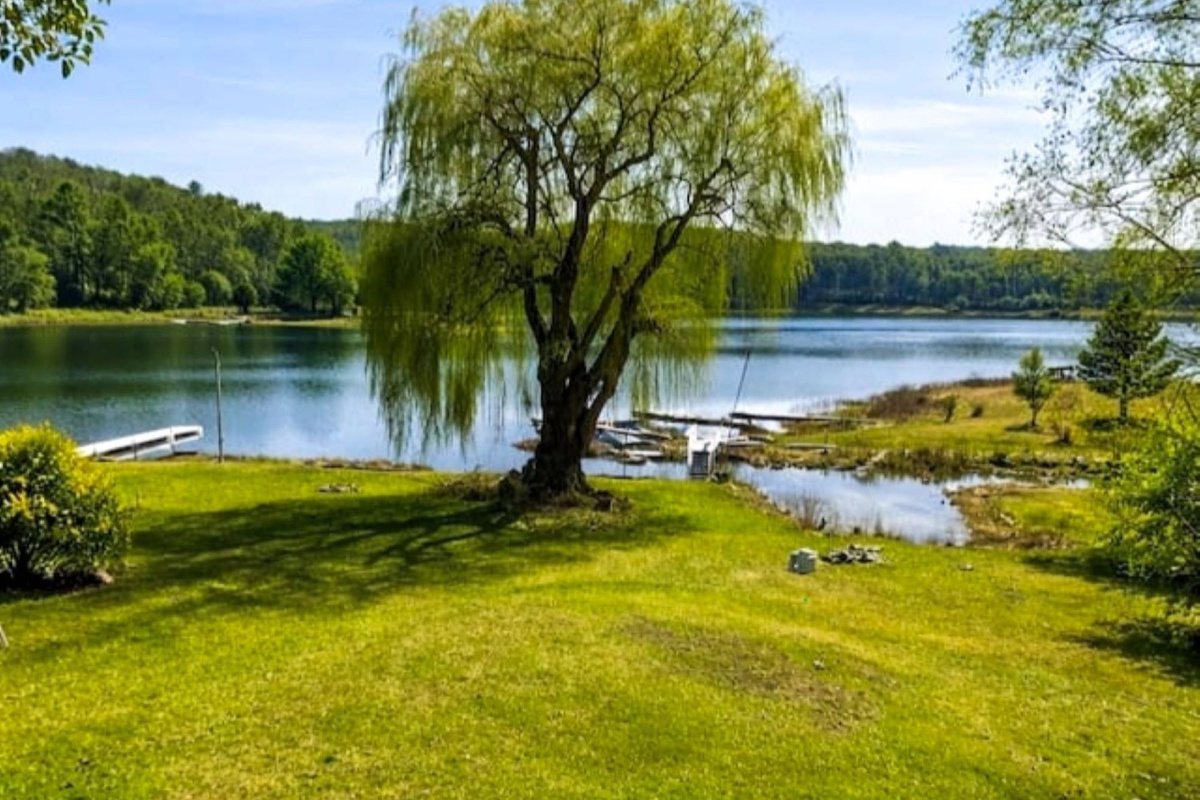 Lake view from deck
