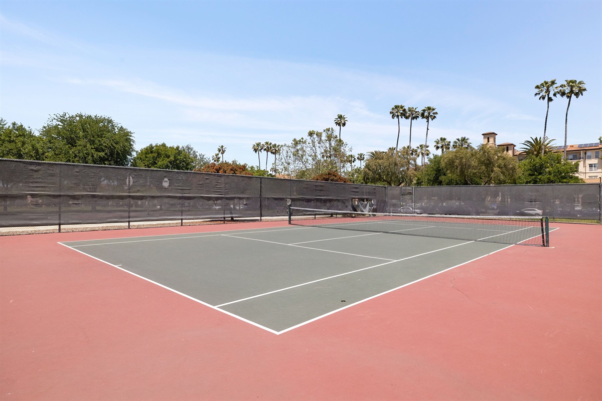 Tennis court in Palmia Park (4.1 Acreage Community park).