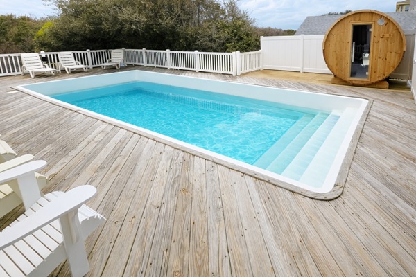 Newly added Sauna for 2026!