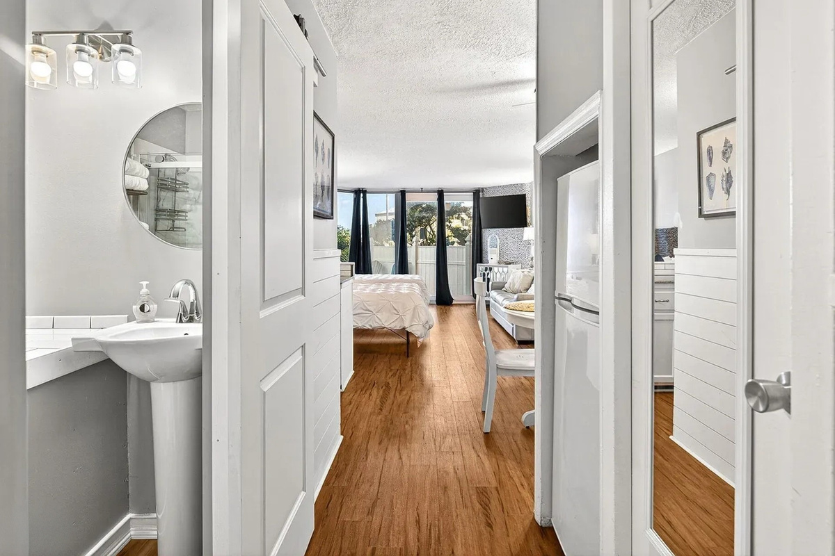 View from the entry door