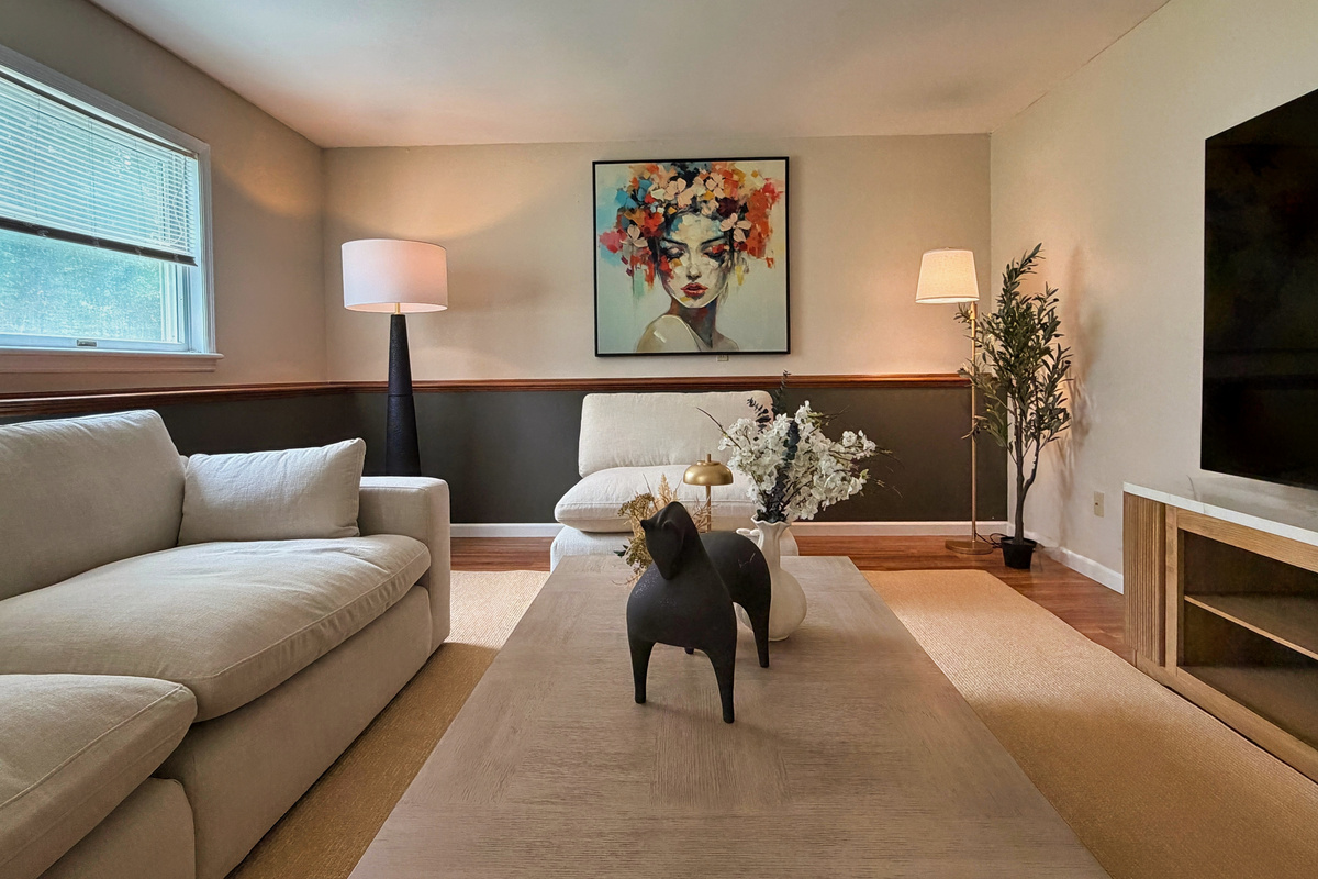 Lower level living room