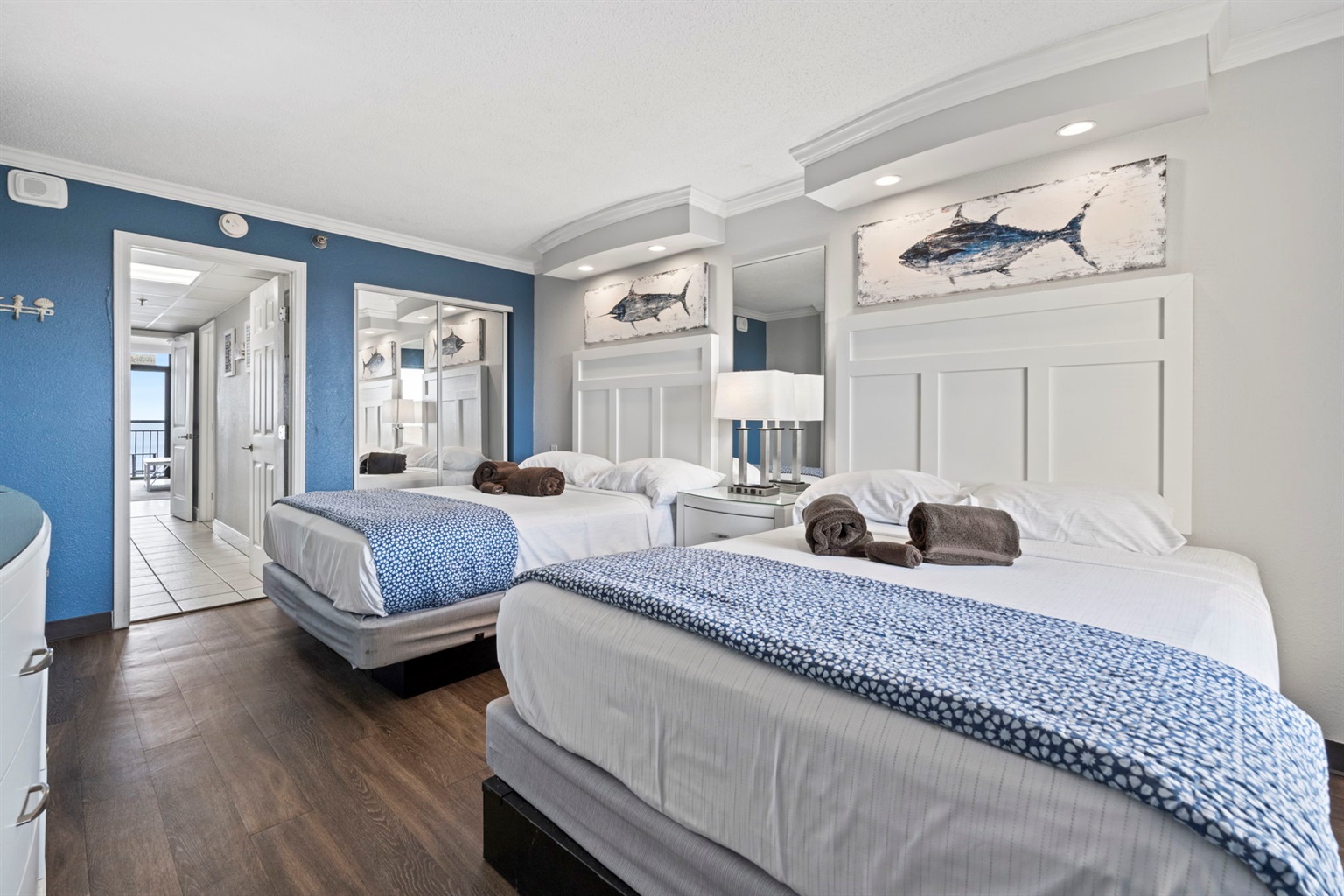 Main Bedroom with two queen beds