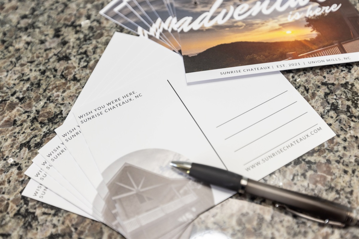 Send a post card to your family/friends or even yourself!