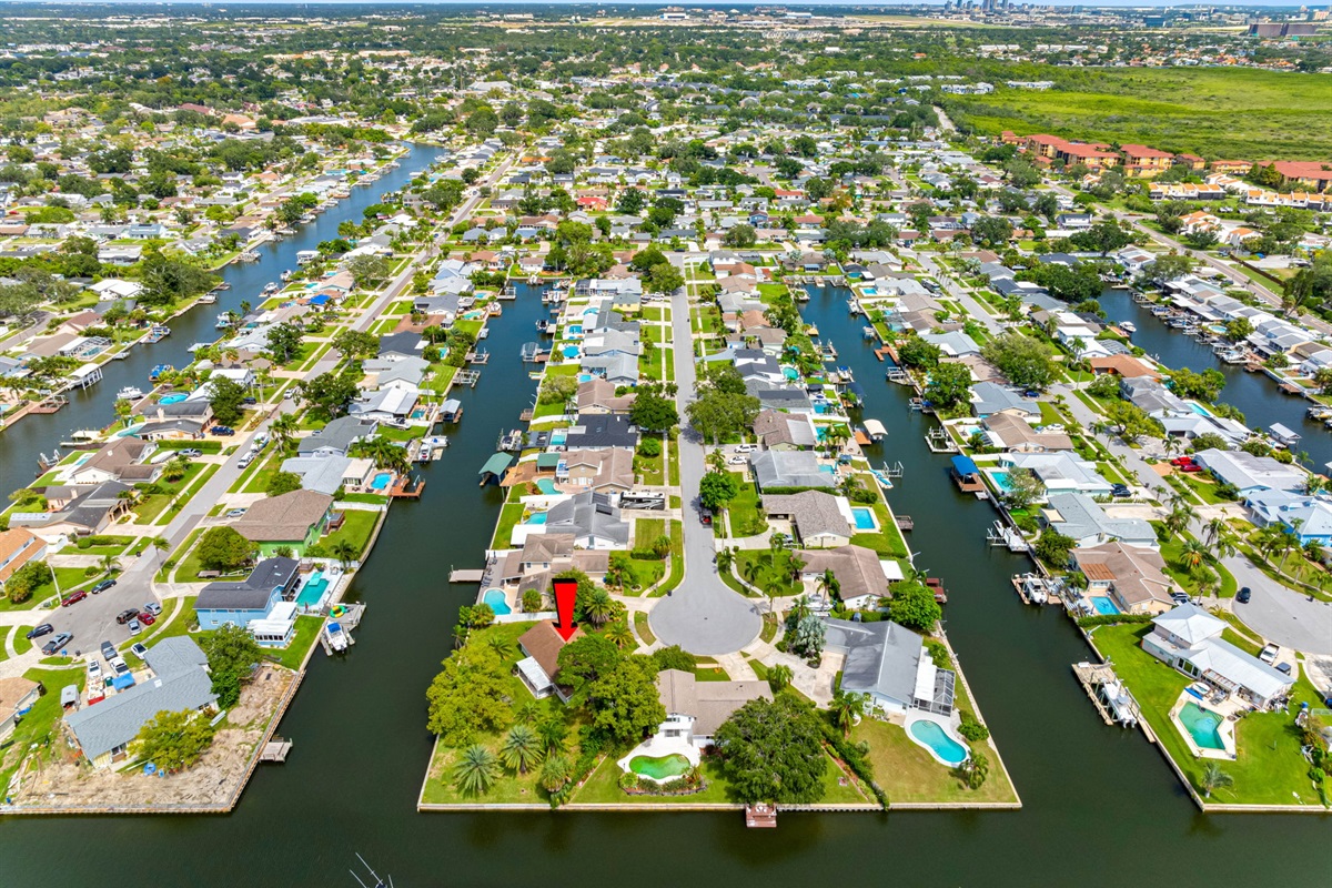 Aerial View of the Neighborhood
