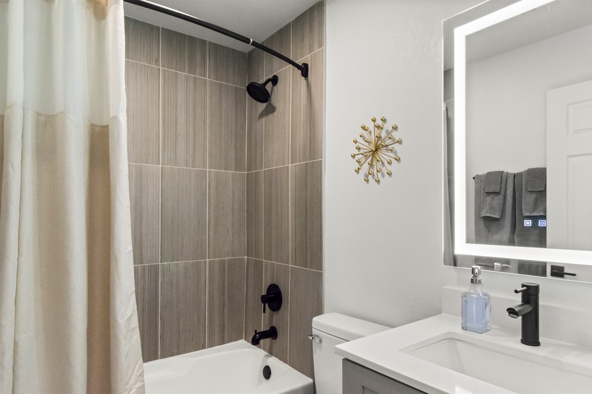 Bathroom stocked for your stay