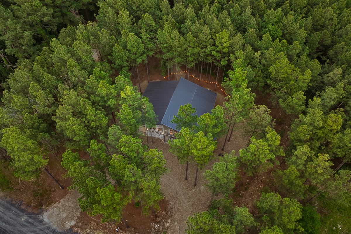Large lot with a circular drive so you can bring your boat or ATVs.