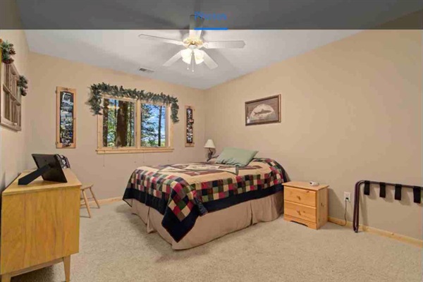 Basement bedroom